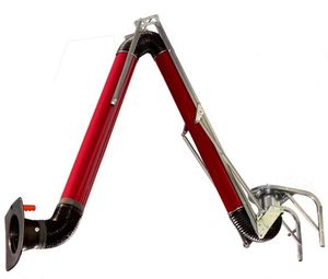 wall-mounted extraction arm / double / for welding fume extractors / suction