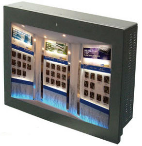 panel PC with touch screen / LED backlight / Intel® Atom / fanless
