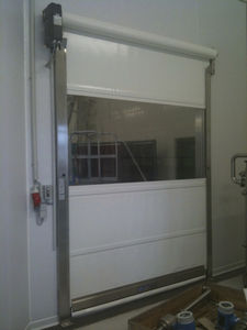 roll-up doors / for the food industry / industrial / high-speed