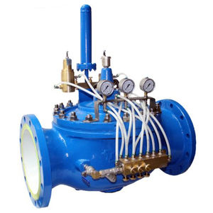 anti-surge valve / hydraulic / flange / cast iron
