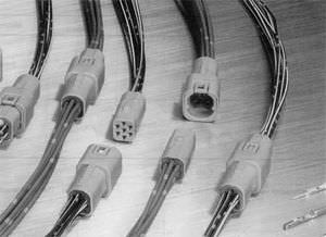 data connector / DIN / circular / crimp