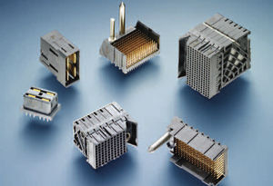 backplane connector / DIN / SMT / square