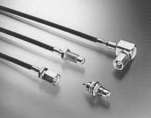 RF connector / coaxial / straight / flange
