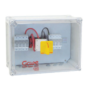equipped electrical enclosure / plastic / for photovoltaic applications