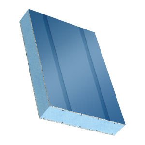 polystyrene foam core sandwich panel / aluminum facing / for ducts
