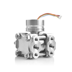 differential pressure sensor / silicon / flange / stainless steel