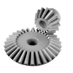bevel gear / helical-toothed / thermoplastic / resin