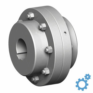 flexible coupling / compensating / flange