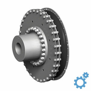 flexible coupling / compensating / flange