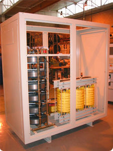 three-phase voltage stabilizer / single-phase / AC