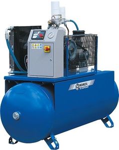 air compressor / stationary / electrically-powered / screw