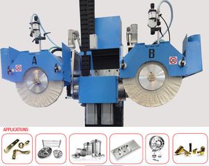 rotary table with CNC polishing unit