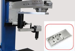 rotary table with CNC polishing unit / tank / for sinks