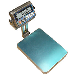 benchtop scale / with LCD display / battery-powered / with external calibration weight