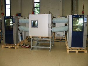 climatic test chamber / temperature / with air conditioning unit