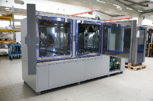 temperature test chamber / with window / vacuum