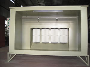 filter powder coating booth / manual