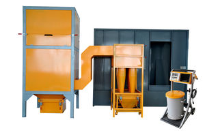 open paint booth / for parts / filter