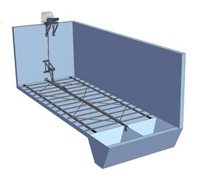 wastewater treatment scraper / sludge