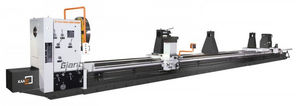 manual lathe / 2-axis / for long workpieces / for heavy-duty machining