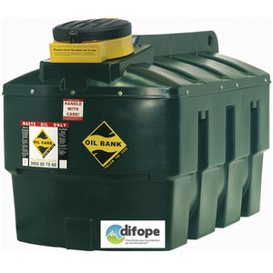 used oil tank / polyethylene / double-walled / storage
