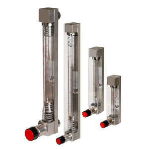 variable-area flow meter / for liquids / for gas / compact