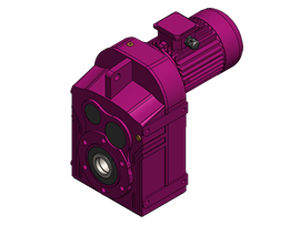 three-phase gear-motor / parallel-shaft / helical / IEC B14