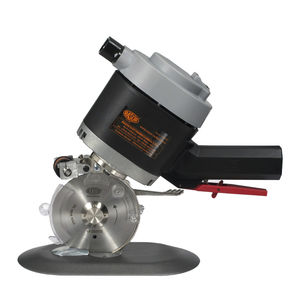 manually-controlled cutting machine / textile / for fabrics / fiber