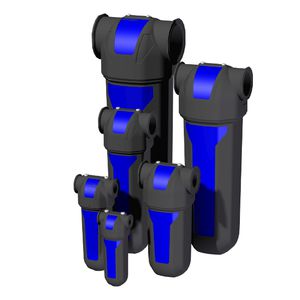 cartridge filter housing / for compressed air