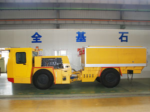 explosives transport and loading (ANFO) vehicle / diesel / for underground mining