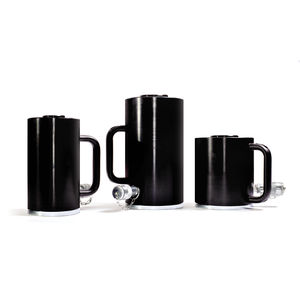 hydraulic cylinder / single-acting with return spring / lightweight / aluminum