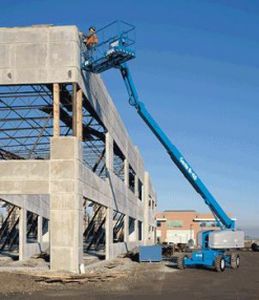 mobile telescopic boom lift / diesel