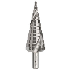 solid drill bit / multi-purpose / HSS / step
