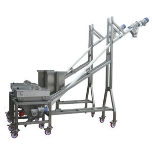 screw conveyor / for the food industry / for powders / flexible