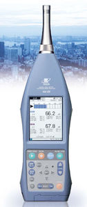sound level meter with analysis function / class 1 / data logging / real-time