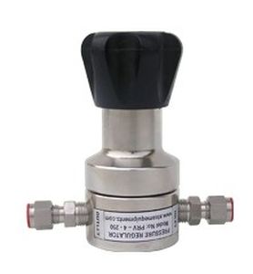 gas back-pressure regulator / diaphragm / stainless steel / high-pressure