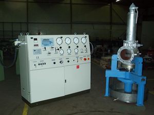 safety valve test bench / hydraulic / automatic
