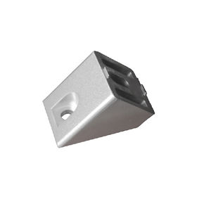 fastening bracket / for profile assembly / aluminum