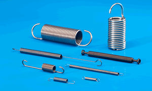 traction spring / wire / steel / for automobiles