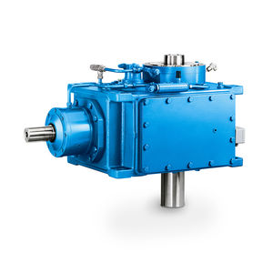 hydraulic turbine gear reducer / bevel / orthogonal / high-speed