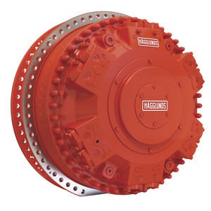 radial piston hydraulic motor / with groove / with shaft couplings