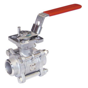 ball valve / lever / hydraulic / for compressed air