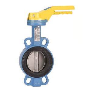 butterfly valve / manual / for gas / wafer