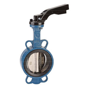 butterfly valve / lever / for water / for oil
