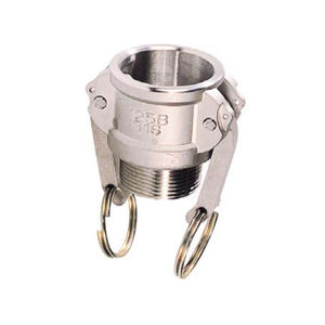 stainless steel fitting / threaded / camlock / straight
