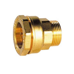 male fitting / threaded / straight / hydraulic