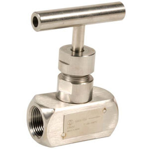 needle valve / manual / female-female / monobloc