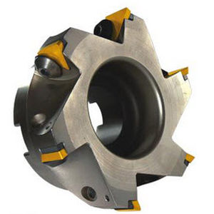 shell-end milling cutter / insert / face / 2-flute