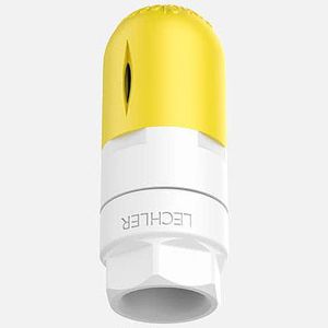 cleaning nozzle / flat spray / for liquids / stainless steel
