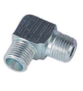 threaded fitting / elbow / stainless steel / not specified